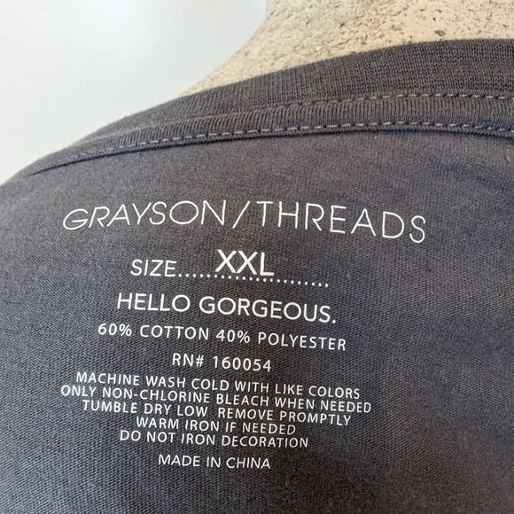 Grayson Threads Grey Short Sleeve Grand Canyon Graphic T-Shirt Women Sz XXL - Picture 6 of 10